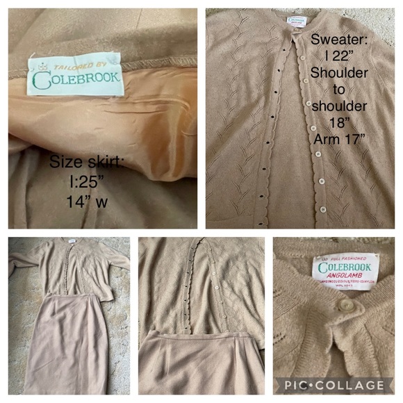 Beau it il like New 1960s sweater skirt and top!! - Picture 1 of 1